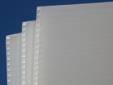 Plaque Polypro blanc 450gr/m - Epaisseur 3mm